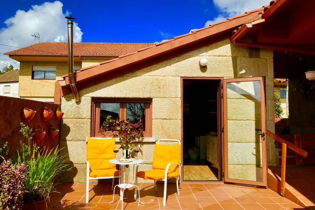 Tranquila Casita De Invitados En Vigo Con Chimenea Exteriér fotografie