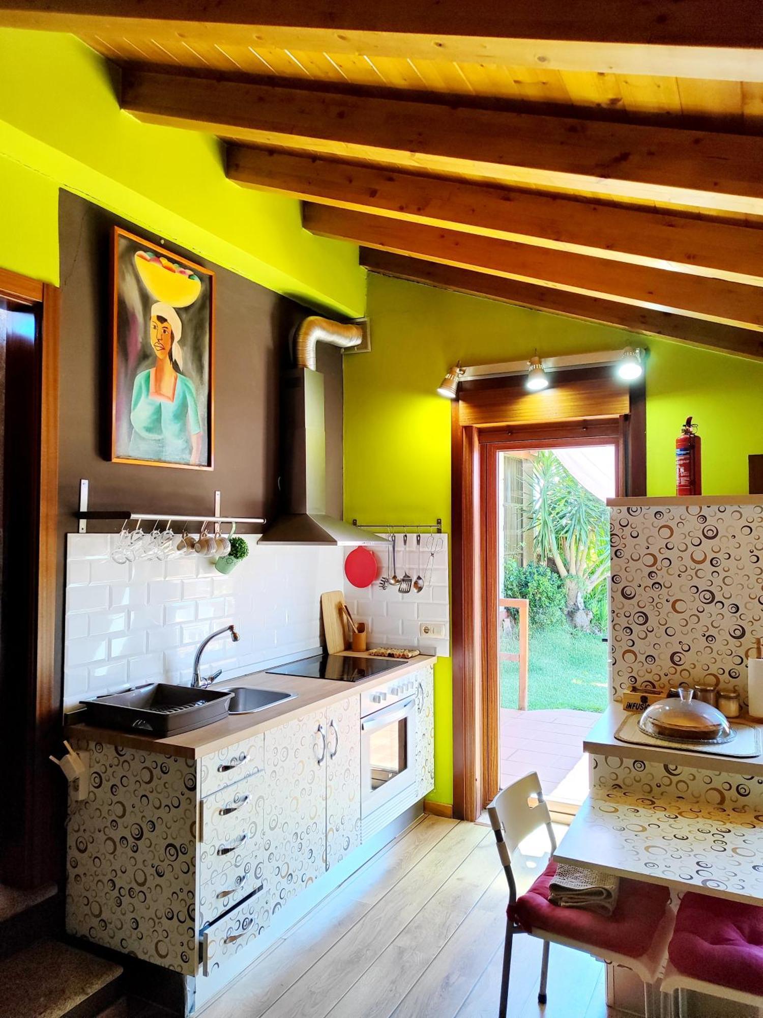 Tranquila Casita De Invitados En Vigo Con Chimenea Exteriér fotografie
