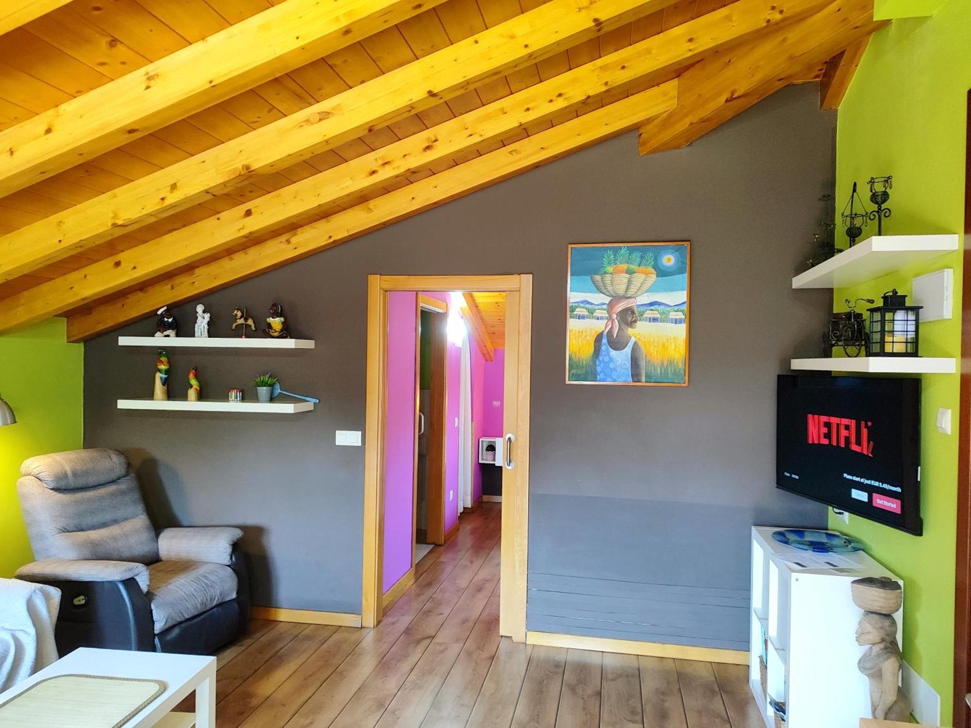 Tranquila Casita De Invitados En Vigo Con Chimenea Exteriér fotografie