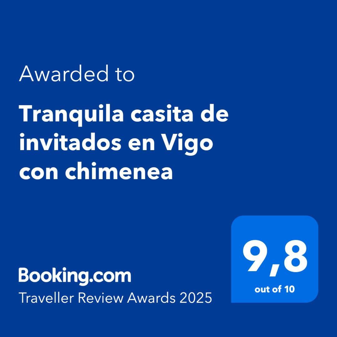 Tranquila Casita De Invitados En Vigo Con Chimenea Exteriér fotografie